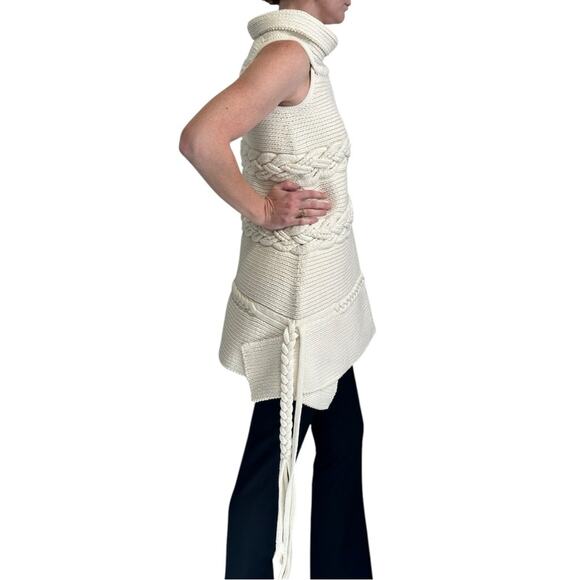 The Row Ivory Chunky Knit Tunic size XS / S Very Rare - Picture 4 of 16